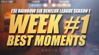 Rainbow Six Siege ESL Benelux League Season 1 - Week #1 | Best Moments