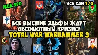 ВСЕ ВЫСШИЕ ЭЛЬФЫ ЖДУТ АБСОЛЮТНЫЙ КРИЗИС В TOTAL WAR Warhammer 3