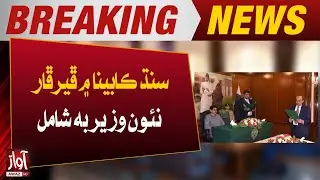 Sindh Gov Announces Major Cabinet Reshuffle | New Portfolios for Provincial Ministers | Awaz Tv News