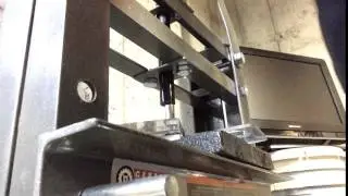 Punching hole in coin ring using A-frame press and HF punch & die - Ron Amoling