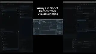 How to use Arrays in Godot Orchestrator Visual Scripting #godot #orchestrator #gamedev