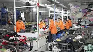 IEX Second-hand clothes sorting factory