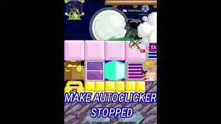 I MAKE AUTOCLICKER STOPPED | GROWTOPIA |
