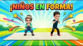 ¡NIÑOS EN FORMA! Entrenamiento de Cuerpo Completo: Quema Grasa y Ponte Fuerte (20 Minutos)