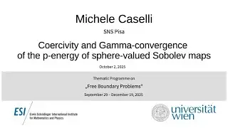 Michele Caselli - Coercivity and Gamma-convergence of the p-energy of sphere-valued Sobolev maps