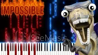 Super T-Rex Theme | Official Soundtrack | MIDI Visualization