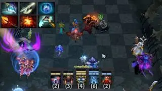 lina bane harpy beautiful control - Dota Auto Chess DAC