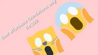 Top 3 Best foundation under Rs:300 | #beauty |#affordable |makeup |#shorts |#youtube
