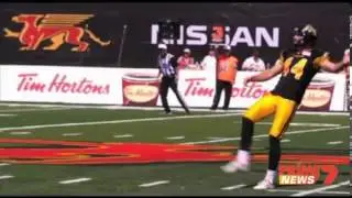 Hamilton CFL Punter Josh Bartel News Story