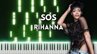 SOS by Rihanna - Piano Cover (FREE MIDI)