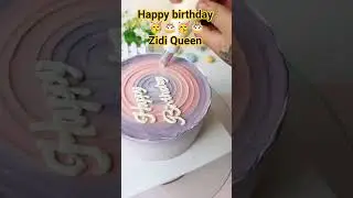Happy birthday to Zidi Queen #music #love #cake