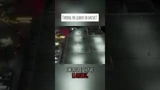 Las Vegas Parking Lot Driver: Learning or Lunacy? #shorts