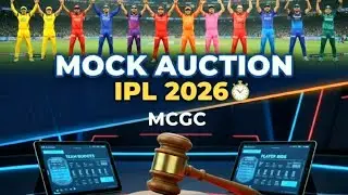 MCGC MOCK AUCTION - 2025 | LIVE