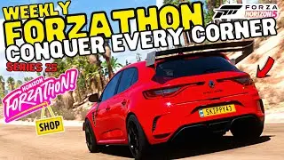 Forza horizon 5-How to complete Weekly FORZATHON CONQUER EVERY CORNER-#Forzathon shop-Series 25