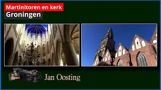 Martini toren en kerk in Groningen