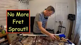Fixing Guitar Fret Sprout On My PRS Swamp Ash Special!! #guitarrepair #guitarfretboard #prsguitars