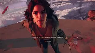 Deathloop intro Gameplay via Geforce Now and Epic Games Store