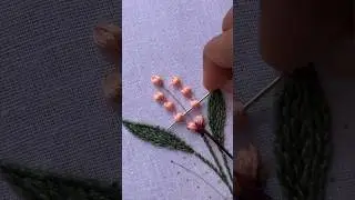 Gorgeous embroidery flower design|embroidery short video| kadai short video|hand embroidery