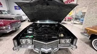 1972 Triple Black Cadillac Eldorado Engine Bay Reveal! 21,000 ACTUAL MILES