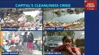 Sanitation Workers Continue Strike As Garbage Piles Up on Delhi Streets