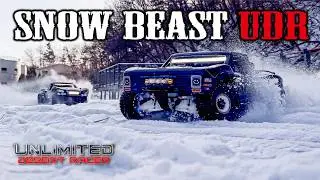 Traxxas Unlimited Desert Racer Snow Rampage | UDR Deep Snow Action @Traxxas