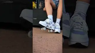 2-in-1 Roller Skate Shoes for Kids | Detachable Sneakers with Wheels!#rollerskateshoes  #nextfinds
