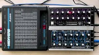2/10/25 (first test) Alesis MIDIVERB + Technosaurus Cyclodon & Microcon