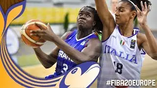 Italy v France - Full Game - Quarter-Finals - FIBA U20 Women's European Championship 2017