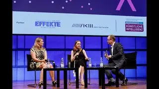 KI Science Film Festival Podiumsdiskussion (Iris H&auml;rm&auml; & Dr. Isabella Hermann)