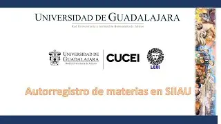 Autorregistro de materias en SIIAU CUCEI UdeG | Licenciatura en Química