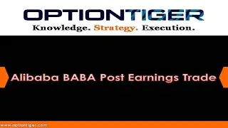Alibaba BABA Post Earnings Trade by Options Trading Expert Hari Swaminathan
