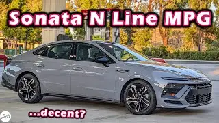 2024 Hyundai Sonata N Line &ndash; MPG Test | Range, Fuel Economy, and Highway Observations