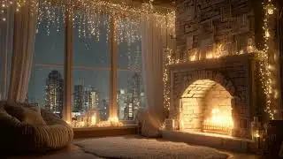 Instrumental Christmas Music With Fireplace 🎄 Christmas Ambience 🔥 Relaxing Christmas Music