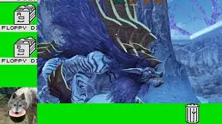 PSO2 - Killing Snow Bansee & Banser on Very Hard (The noob way)