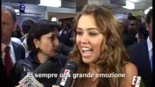 Miley Cyrus Hannah Montana The Movie Italian Premiere