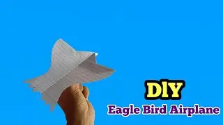 DlY Viral Eagle Bird Airplane | how to make eagle bird aeroplane | flying paper toy