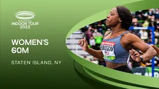 Mikiah Brisco clocks world-leading 7.07 to win 60m | World Indoor Tour Gold Staten Island 2022