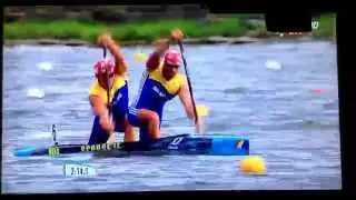 Moscow 14 Canoe sprint world Champion (C 2 men 1000m) Romania domination