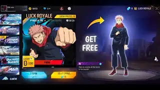 Free Fire X jujutsu Kaisen Get Free yuji Bundle I Got 5 legendary free Bundle 