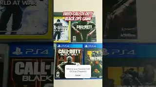 Every Treyarch Call Of Duty Collection #shorts #callofduty #codblackops3 #blackops #treyarch #ps3