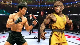 TRUE Bruce Lee vs. Ape Jeet Kune Do REMATCH | EA Sports UFC 5