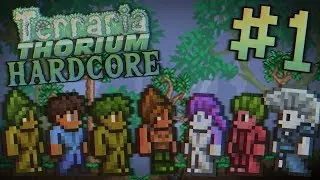 Inro's Terraria Thorium Hardcore - Episode 1 ft. Whisk, Dan, Shard, Cake, Nate and Leaf