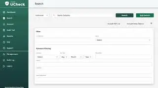 Sanctions List Screening with UCheck