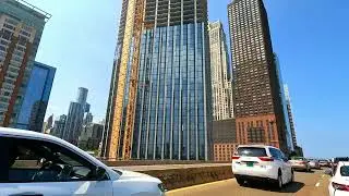 400 Lake Shore Drive North Tower - Chicago - New Lakefront Skyscraper Construction - Gopro Dashcam
