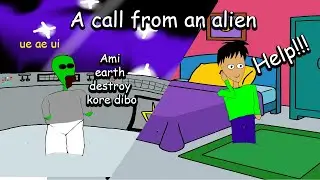 A call from an alien 😲| wrong number 2 | funny bengali animation