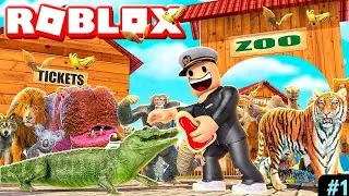 Building the World's Largest Zoo In Roblox | Roblox zoo tycoon 2 #1