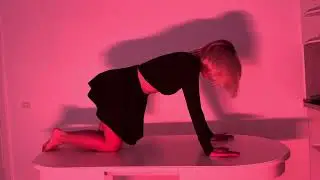 Dynamic Yoga Flow in a Skirt &ndash; On the Table!