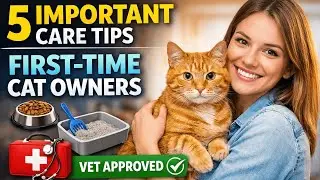 6 Important Care Tips for First Time Cat Owners  (Vet Approved) 🐱Perfect For Beginners 🐾