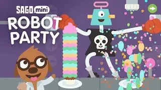 Саго Mini Robot Party: Kids App активность [NEW ]