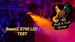 Beamz S700 Led Flame effect. Maszyna do dymu. Test. Zadyma w garażu.